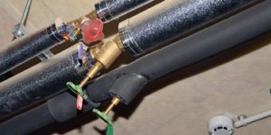 insulate hot water pipes