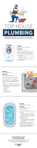 Top House Plumbing Problems & Solutions Infographic