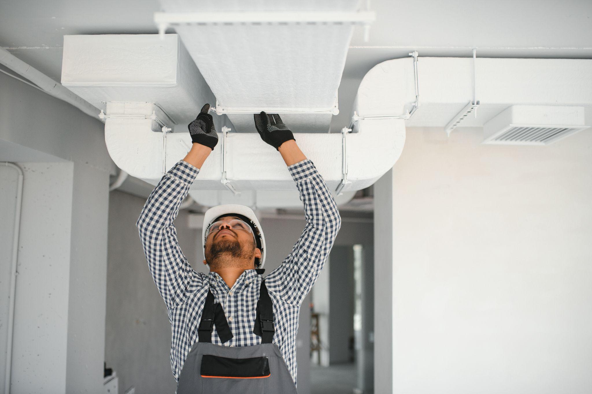 Professional HVAC system installation ensures optimal climate control.
