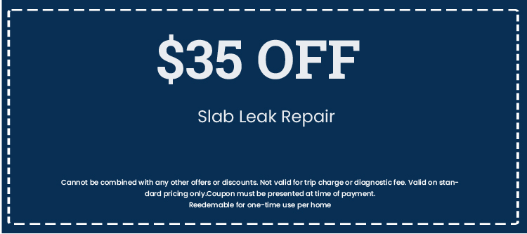 Discount on Slab Leak Repair
