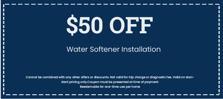 Discount on Water Softeners Service