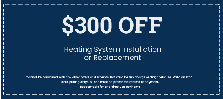 Discount on Heating System Installation or Replacement
