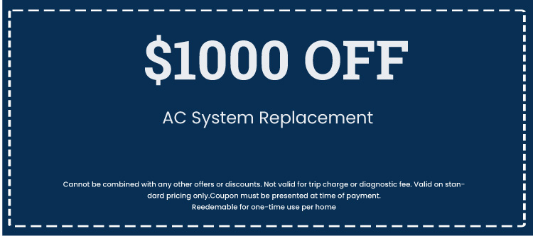 Discount on AC System Installation or Replacement
